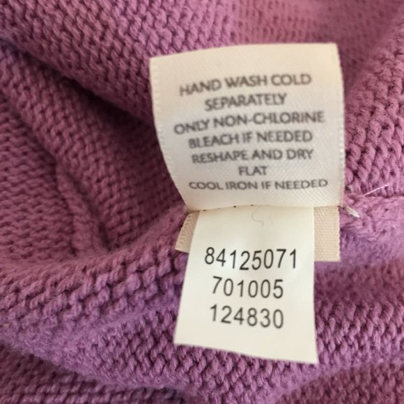 J Jill Cardigan Sweater Jacket Size XS Button-Up Orchid Lavender Pockets Collar - Picture 6 of 9